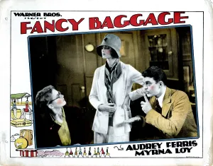 Shhhhh Prints: FANCY BAGGAGE, from left, Audrey Ferris, Myrna Loy, Hallam Cooley, 1929