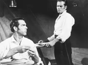 Images Dated 26th March 2013: THE FAR HORIZONS, from left: Fred MacMurray as Captain Meriwether Lewis