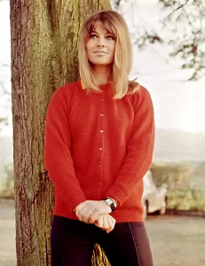 Cardigan Prints: FAR FROM THE MADDING CROWD, Julie Christie during filming, 1967
