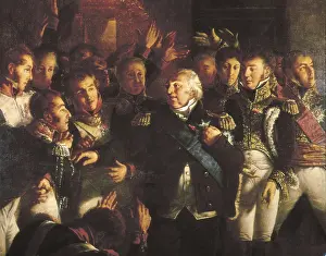 Solemn Prints: Farewell of Louis XVIII in the Tuileries Palace on the night of March 20
