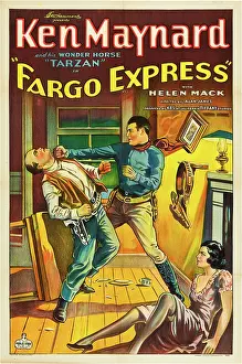 Fighting Prints: FARGO EXPRESS, right: Ken Maynard, 1933