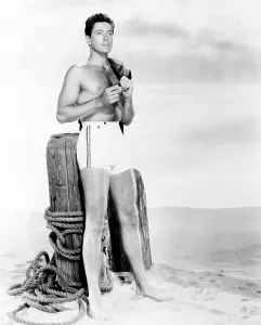 Bathing Suit Prints: Farley Granger, 1951