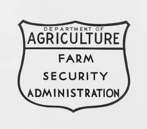 Images Dated 27th January 2009: Farm Security Administration emblem