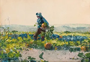 Garden Prints: For to Be a Farmers Boy, by Winslow Homer