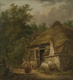 Labor Prints: Farmhouse near Helvoirt, by Pieter Pietersz Barbiers