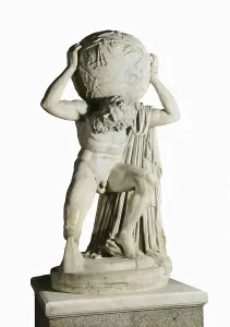 Greece Prints: Farnese Atlas. 2nd c. Roman copy after Hellenistic original