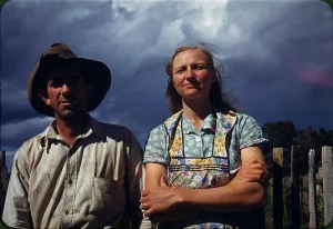 New Mexico Prints: Faro Caudill, Doris Caudill, homesteaders