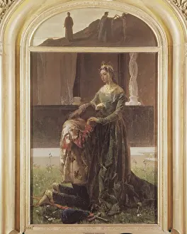 Dante Alighieri 1265 1321 Prints: FARUFFINI, Federico (1831-1879)