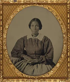 Studio Portrait Prints: Fashionable dressed, pretty, young