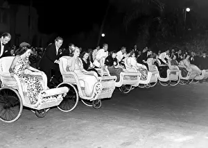 Wheelchair Prints: Fashionable members of the younger winter set at Palm Beach