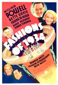 Hugh Prints: FASHIONS OF 1934, top from left: Frank McHugh