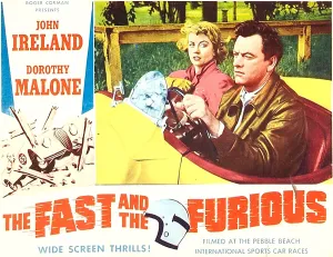 Steering Wheel Prints: THE FAST AND THE FURIOUS, Dorothy Malone, John Ireland, 1955