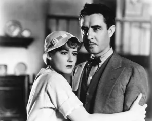 Clarke Prints: FAST WORKERS, from left, Mae Clarke, John Gilbert, 1933
