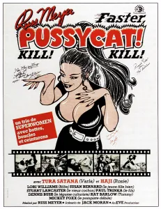 French Poster Prints: FASTER, PUSSYCAT! KILL! KILL!, French poster art, 1965