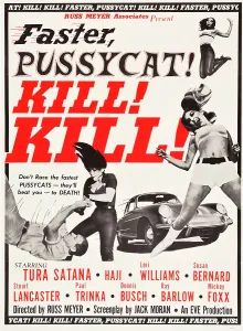 FASTER, PUSSYCAT! KILL! KILL!, Paul Trinka, Tura Satana, Lori Williams, Haji (top right), 1965
