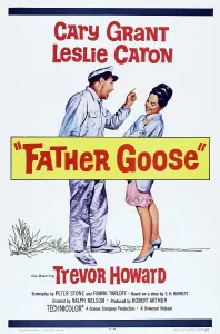 FATHER GOOSE, US poster art, from left: Cary Grant, Leslie Caron, 1964