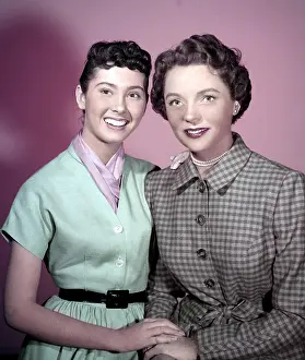 1950s Tv Prints: FATHER KNOWS BEST, from left, Elinor Donahue, Jane Wyatt, 1954-60