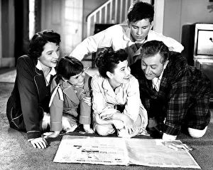 1950s Tv Prints: FATHER KNOWS BEST, from left, Jane Wyatt