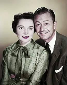 1950s Tv Prints: FATHER KNOWS BEST, from left, Jane Wyatt, Robert Young, 1954-60