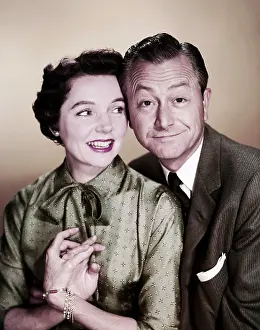 1950s Tv Prints: FATHER KNOWS BEST, from left, Jane Wyatt, Robert Young, 1954-60