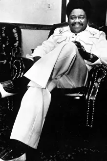 Relaxing Prints: Fats Domino, ca. late 1970s-early 1980s. Courtesy: CSU Archives / Everett Collection