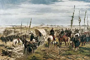 1862 Prints: FATTORI, Giovanni (1825-1908). The Italian Camp at the Battle of Magenta
