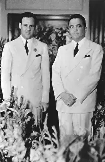 Clyde Prints: FBI Director J. Edgar Hoover's 20th Anniversary with Associate Director Clyde Tolson
