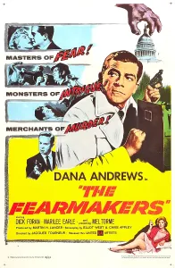 Murder Prints: THE FEARMAKERS, US poster, bottom from left: Mel Torme