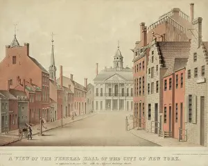 Wall Street Prints: Federal Hall of the City of New York