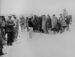 Native Prints: Federal soldiers to be executed after defeat in Battle of Ojinaga by Villas rebel forces