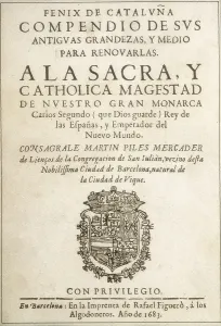Chronicle Prints: FELIU DE LA PENYA, Narcs ( -1712)