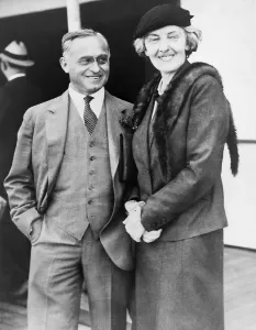 Liberals Prints: Felix Frankfurter (1882-1965) with his wife September 1933