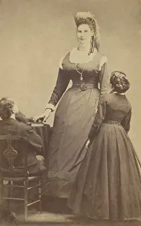 Braids Prints: Female giant, Anna Haining, (aka Anna Swan)