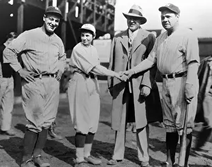 Chattanooga Prints: Female pitcher Jackie Mitchell