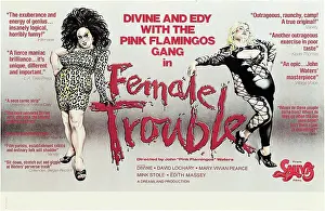 3ev In Prints: FEMALE TROUBLE, Divine, Edith Massey, 1974