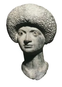 Alto Ampurdan Prints: Feminine head in bronze (1st c)