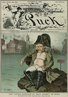 Ferdinand Prints: Ferdinand Ward, is depicted as Little Napoleon of Wall Street'