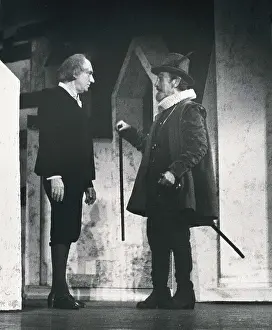 Theatre Prints: Fernando Fernan Gomez (left) in a performance of 'The Mayor of Zalamea'