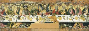 Jaume 15th Century Prints: FERRER, Jaume (15th century). The Last Supper