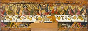 Jaume 15th Century Prints: FERRER, Jaume (15th century). The Last Supper