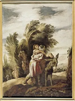 Parable Prints: FETTI, Domenico (1588-1623). The Good Samaritan