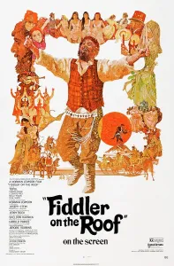 Jbp10ma14 Prints: FIDDLER ON THE ROOF, Topol (center), 1971