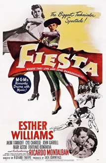 Ricardo Prints: FIESTA, top left and center: Esther Williams