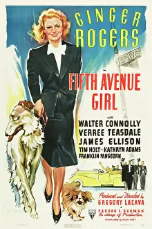 Ginger Prints: FIFTH AVENUE GIRL, Ginger Rogers, 1939
