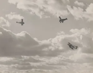 Lcgr1116 Prints: FIGHT IN THE AIR, by Ralph Osborne