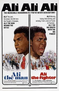 Muhammad Prints: THE FIGHTERS, (aka ALI THE FIGHTER, aka ALI, THE MAN), Muhammad Ali on poster art, 1974