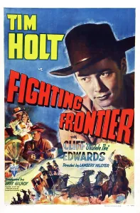 Stagecoach Prints: FIGHTING FRONTIER, US poster art, Tim Holt, 1943