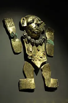 Pre Columbian Prints: Figure (3rd c.). Moche or Mochica Art