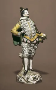 Figure of German porcelain (18th c.). Ceramics. AISA/Everett Collection (57047)**US SALES ONLY**