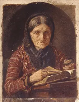 Expectation Prints: Figure of an old Woman, by Angilbert G bel